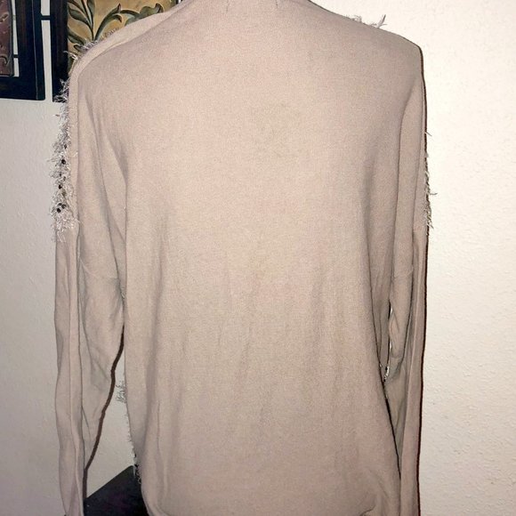 i Jeans by Buffalo Fuzzy Sequin Gold Light Sweater - Picture 4 of 6
